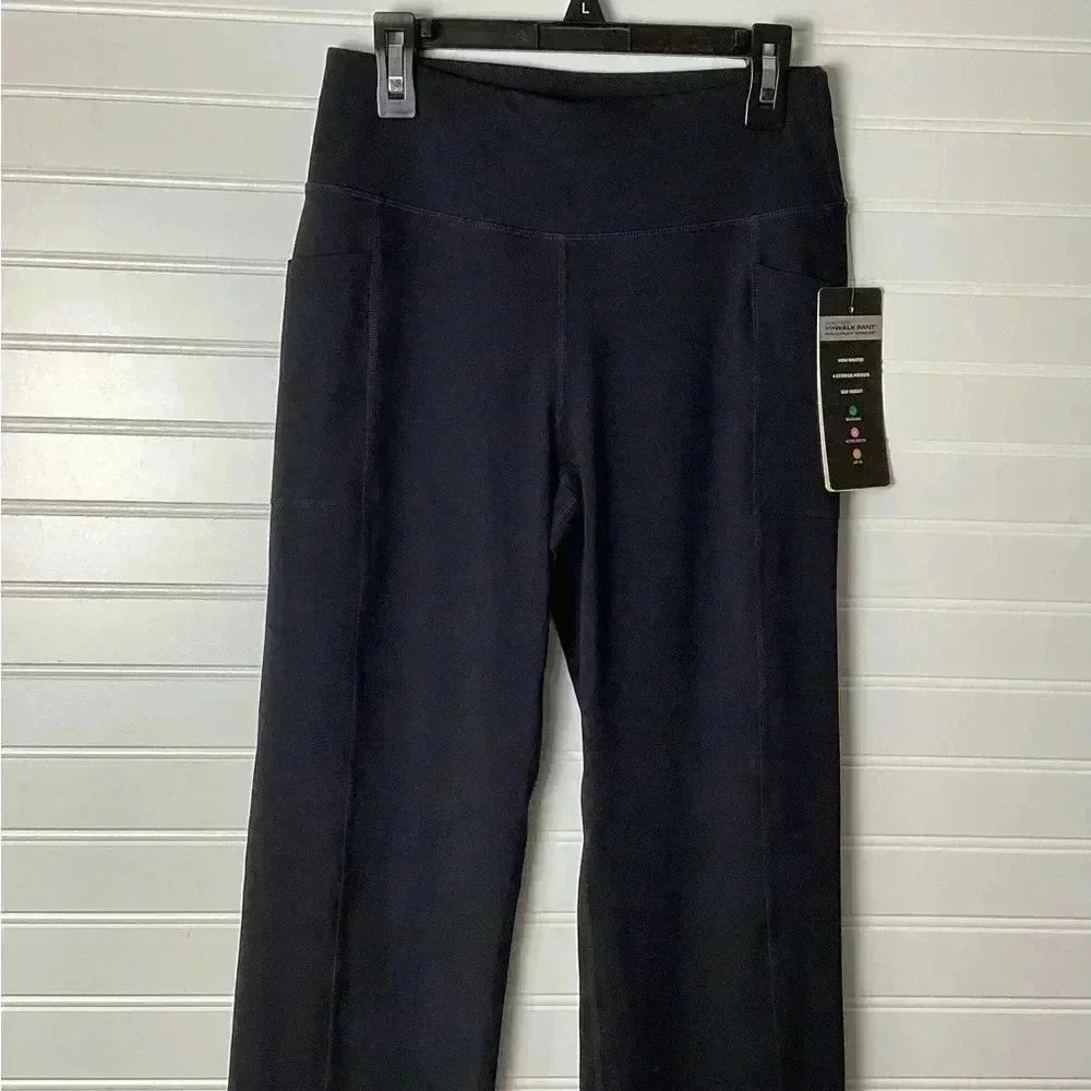 Skechers NWT GoWalk Blac High Waisted Pants Size Small - Picture 2 of 8